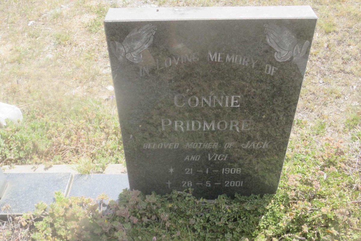 PRIDMORE Connie 1908-2001