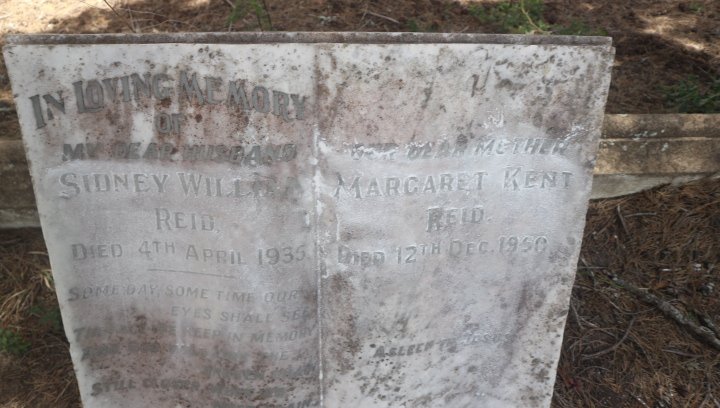 REID Sidney William -1935 &amp; Margaret Kent -1950