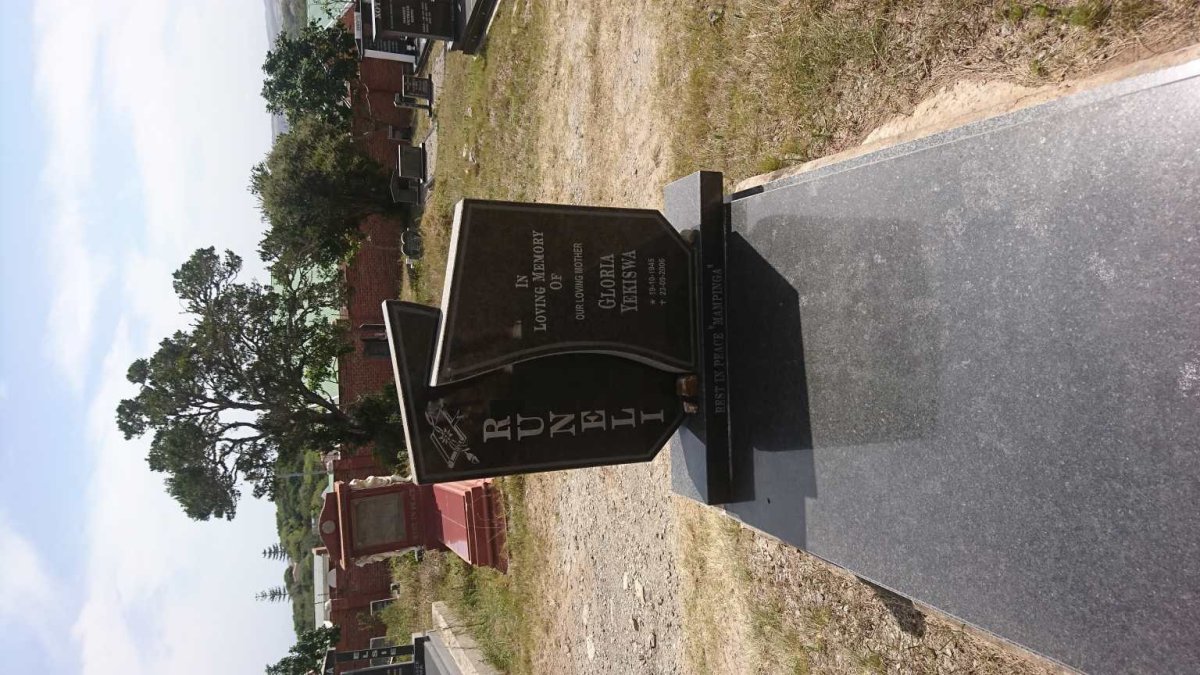 RUNELI Gloria Yekiswa 1945-2006