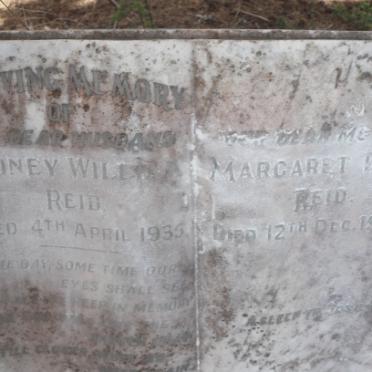 REID Sidney William -1935 &amp; Margaret Kent -1950