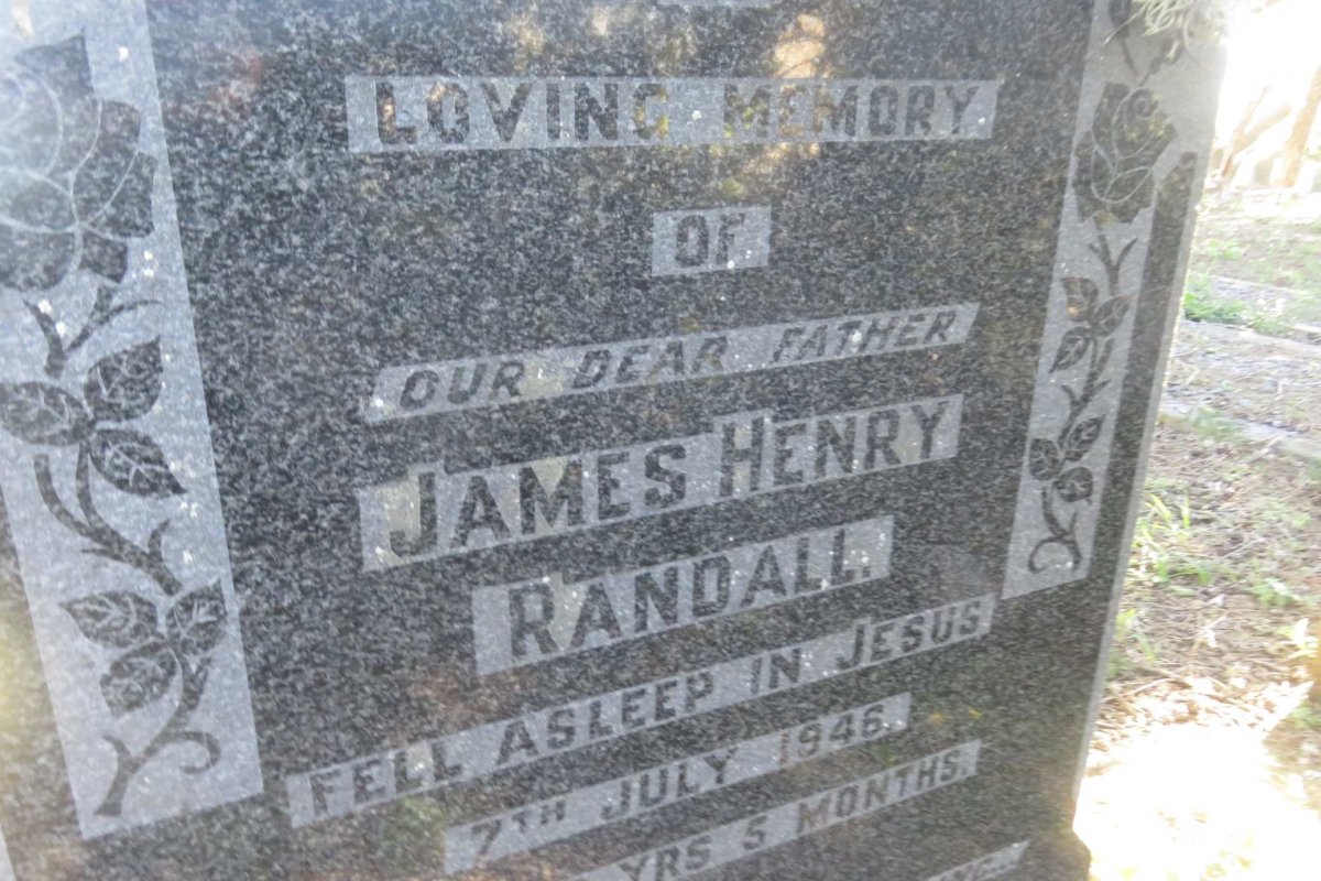 RANDALL James Henry -1946