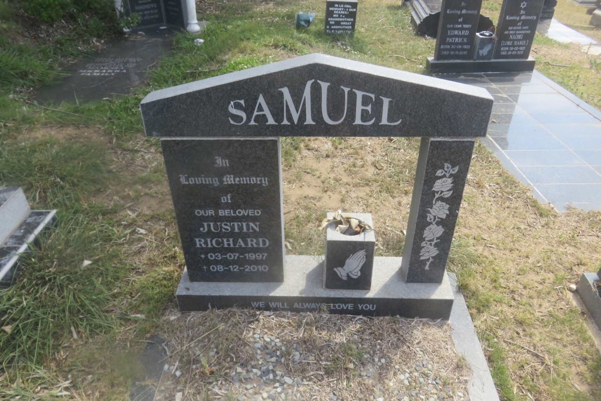 SAMUEL Justin Richard 1997-2010