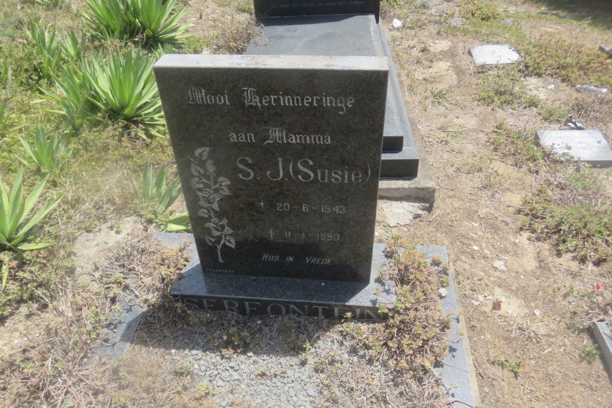 SERFONTEIN S.J. 1943-1990