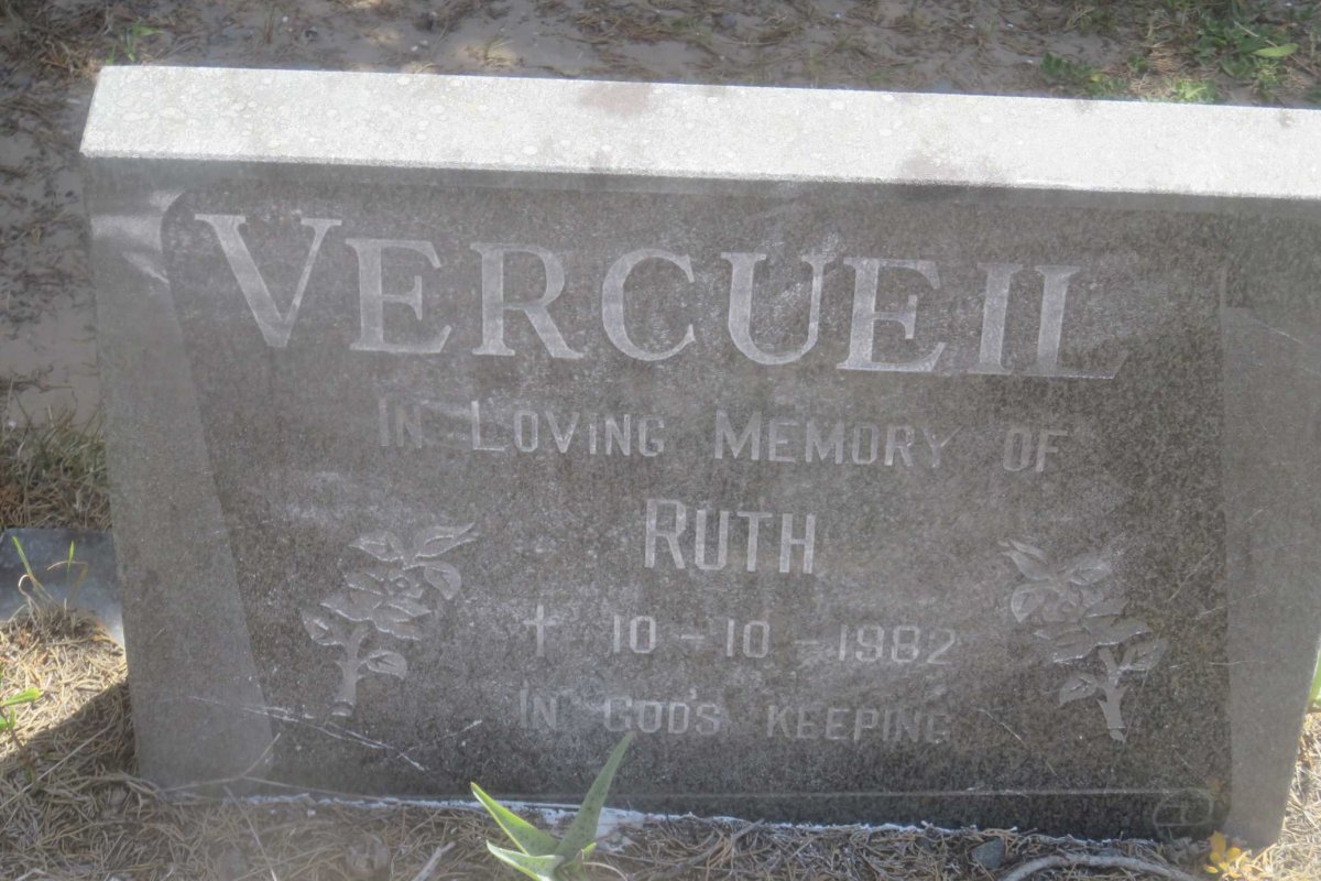 VERCUEIL Ruth -1982