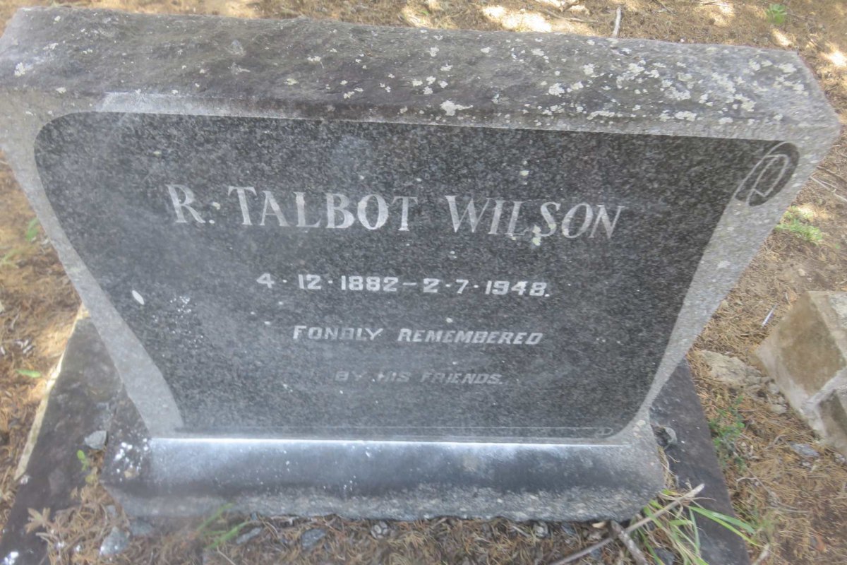 WILSON R. Talbot 1882-1948