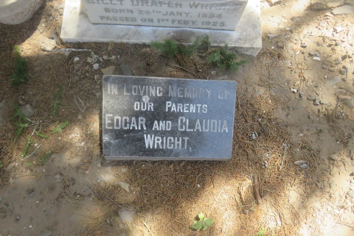 WRIGHT Edgar &amp; Claudia