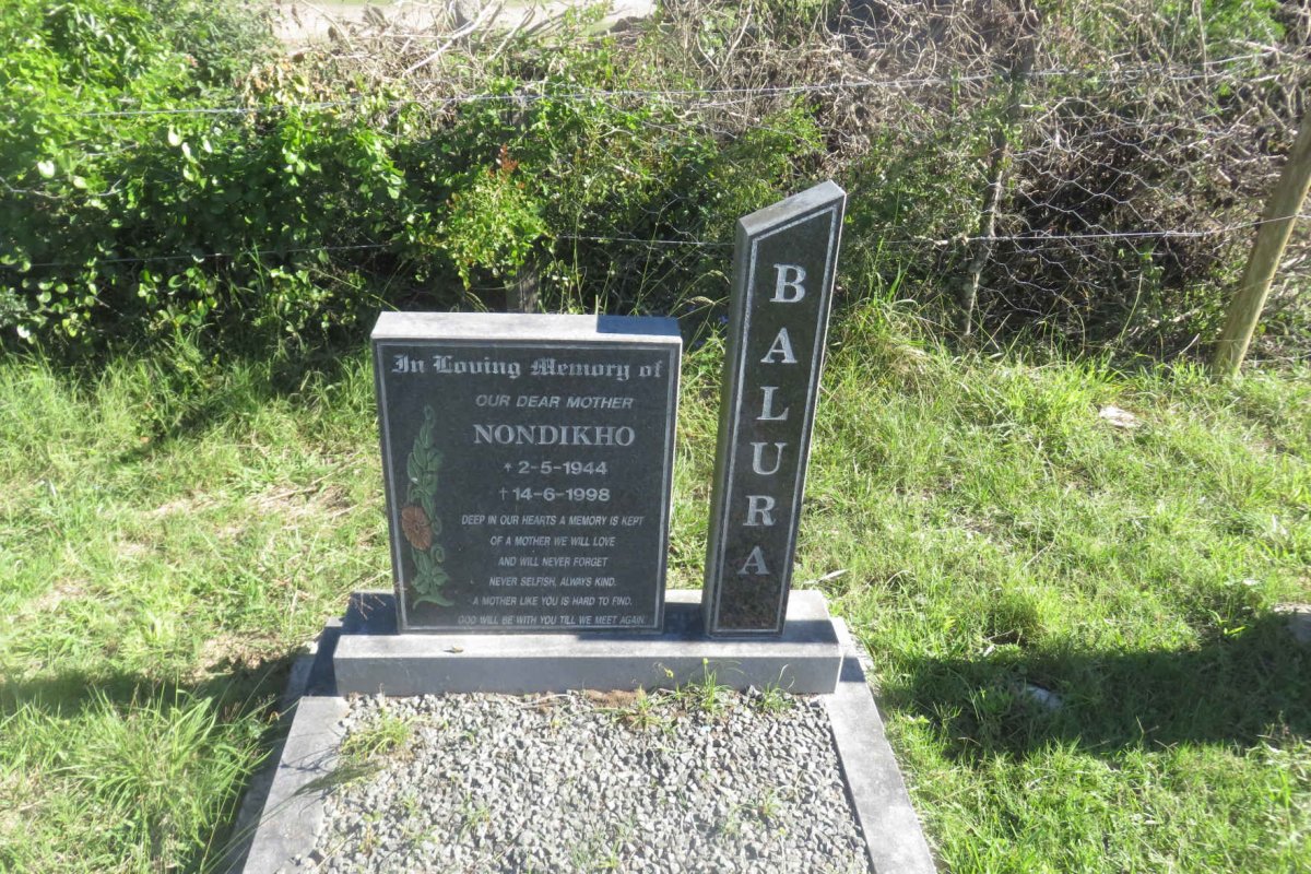 BALURA Nondikho 1944-1998