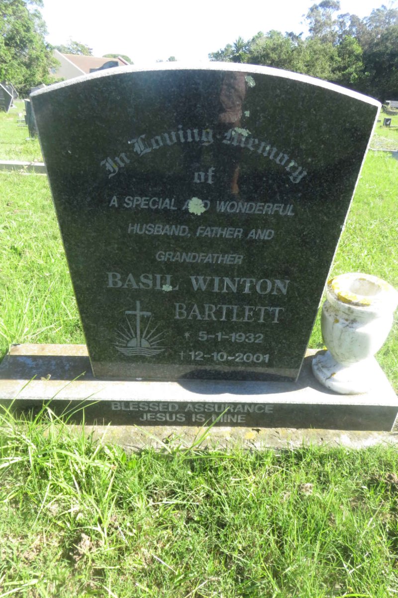 BARTLETT Basil Winton 1932-2001