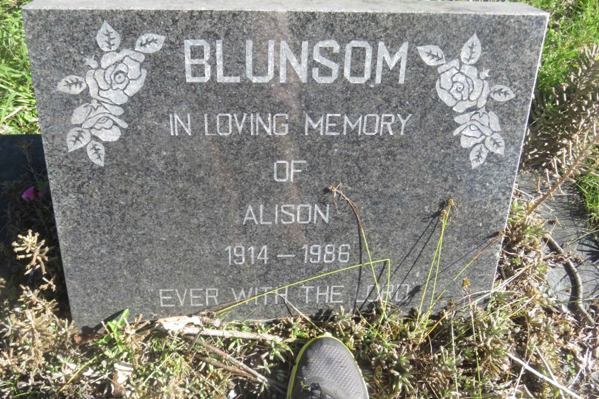 BLUNSOM Alison 1914-1986
