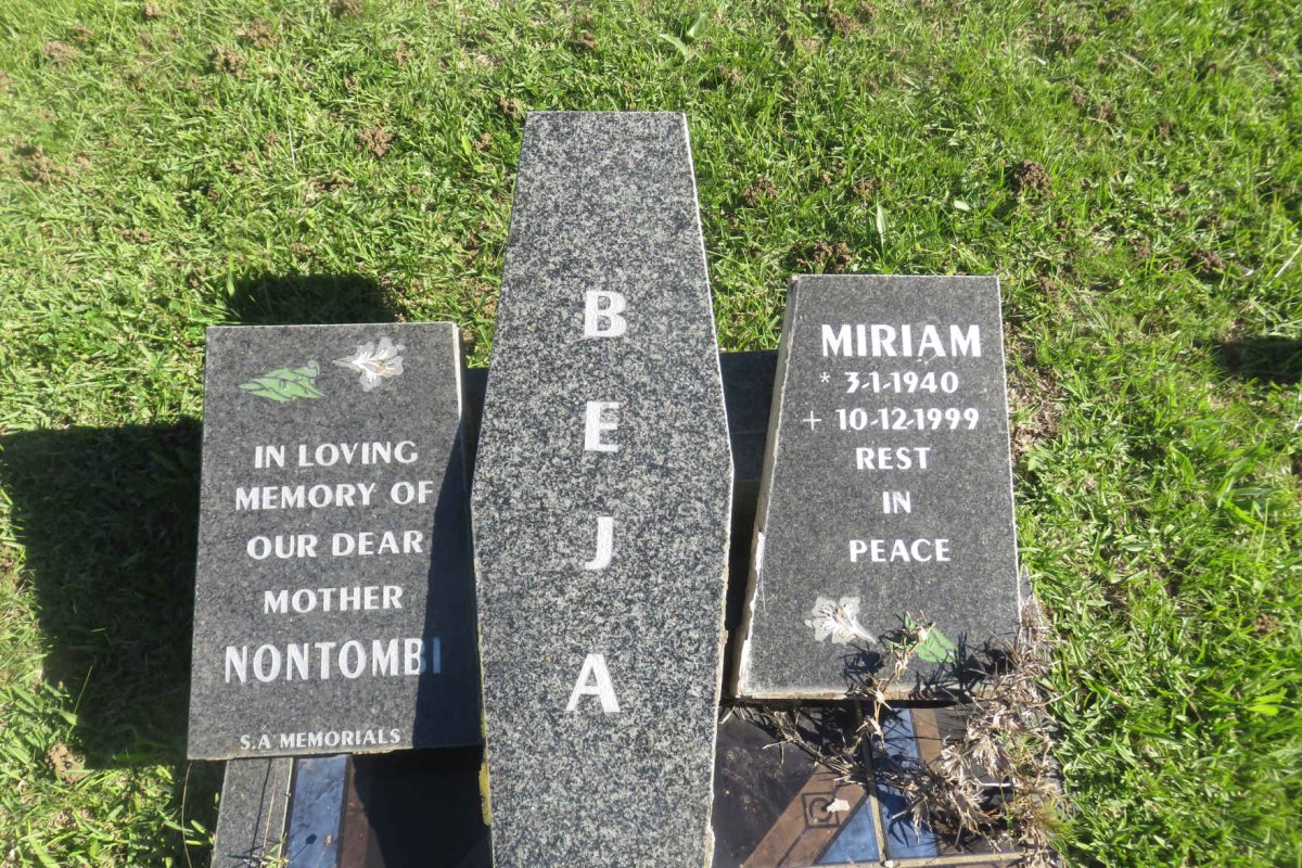 BEJA Nontombi Miriam 1940-1999