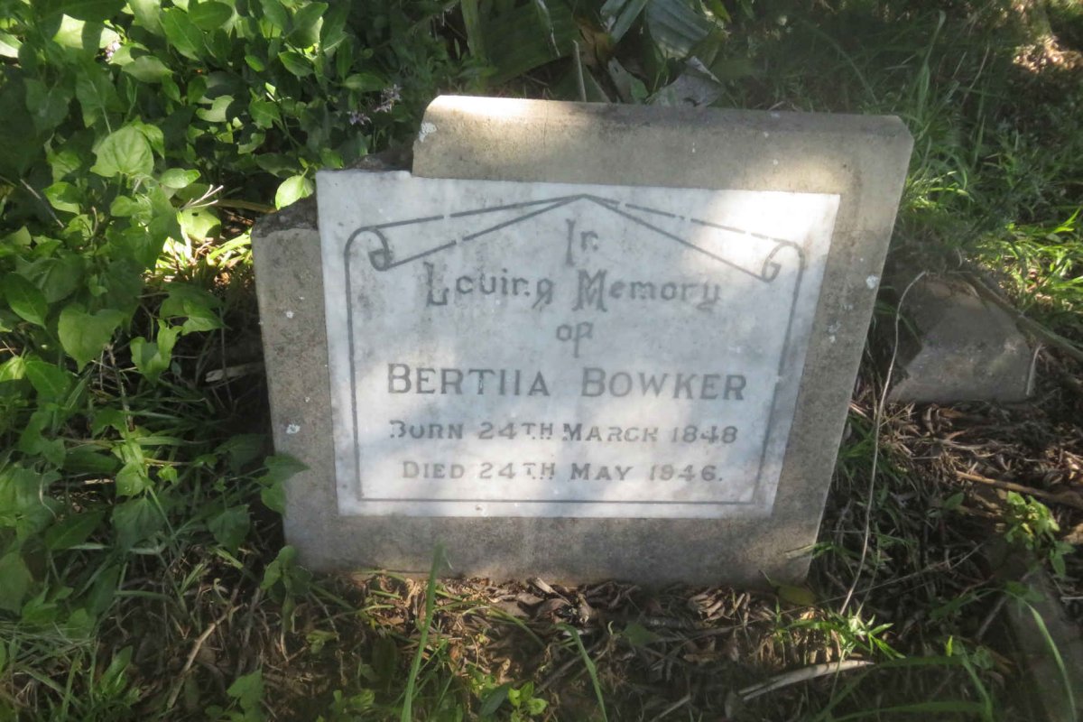 BOWKER Bertha 1848-1946