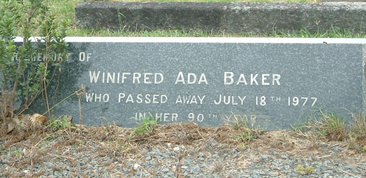 BAKER Winifred Ada -1977