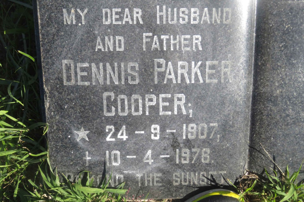 COOPER Dennis Parker 1907-1978