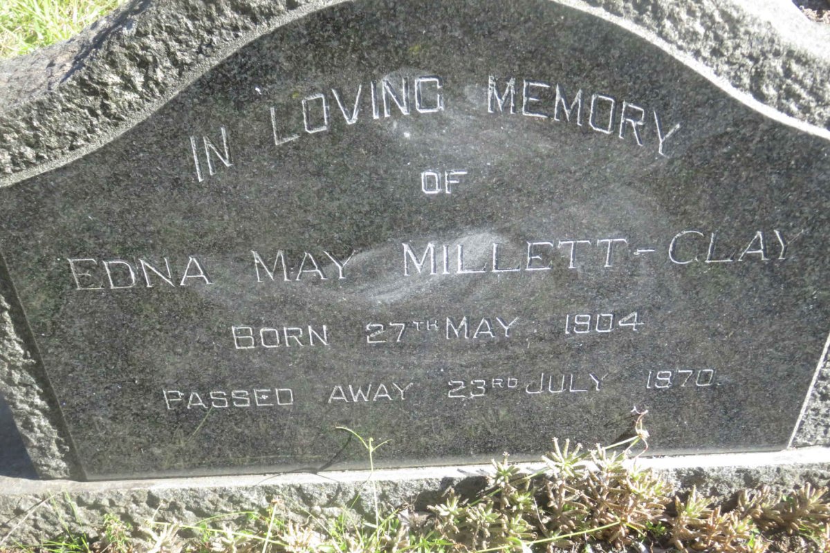 CLAY Edna May, MILLETT 1904-1970