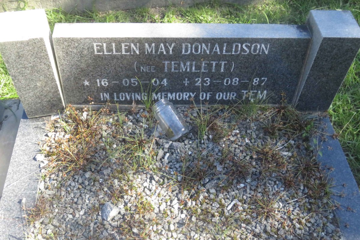 DONALDSON Ellen May nee TEMLETT 1904-1987