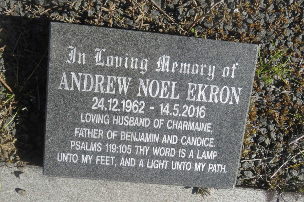 EKRON Andrew Noel 1962-2016