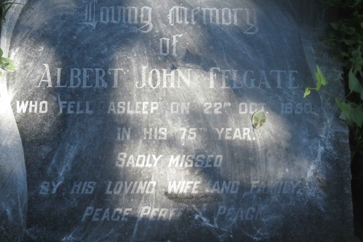FELGATE Albert John -1950