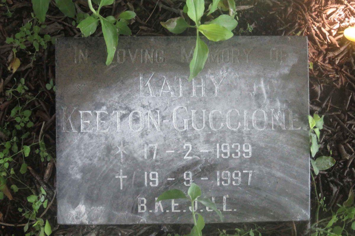 GUCCIONE Kathy, KEETON 1939-1997