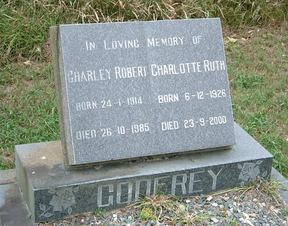 GODFREY Charley Robert 1914-1985 &amp; Charlotte Ruth 1926-2000