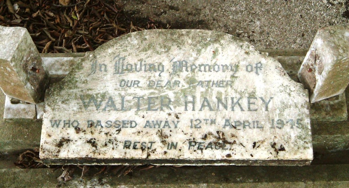 HANKEY Walter -1945