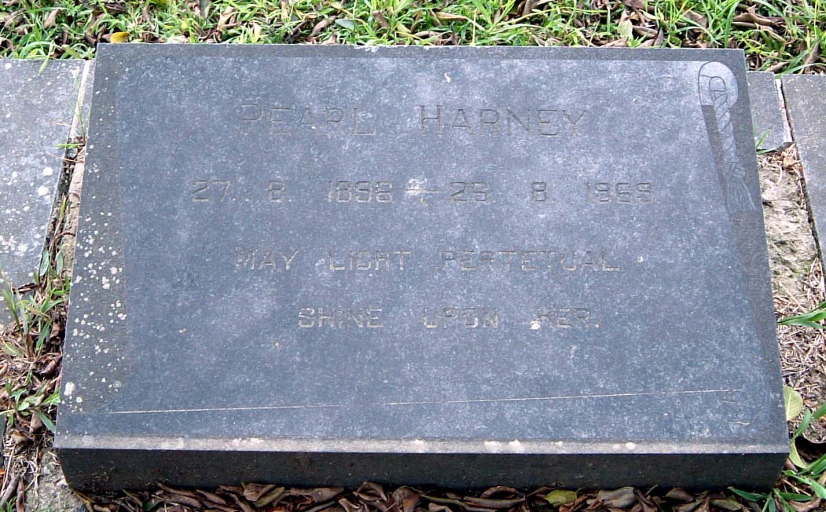 HARNEY Pearl 1896-1969