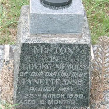 KEETON Lynette Anne -1958