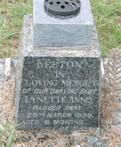 KEETON Lynette Anne -1958