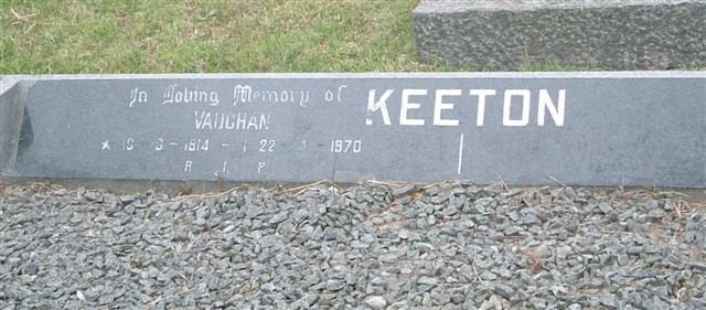 KEETON Vaughan 1914-1970