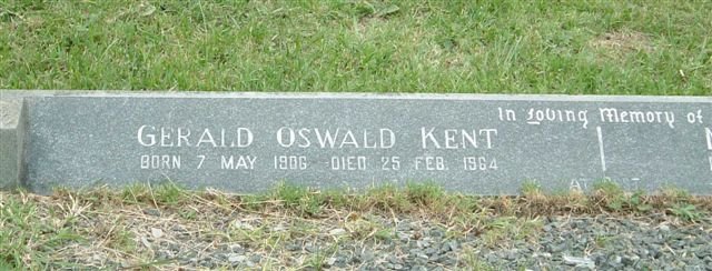 KENT Gerald Oswald 1906-1964