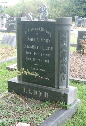 LLOYD Pamela Mary Elizabeth 1927-1966