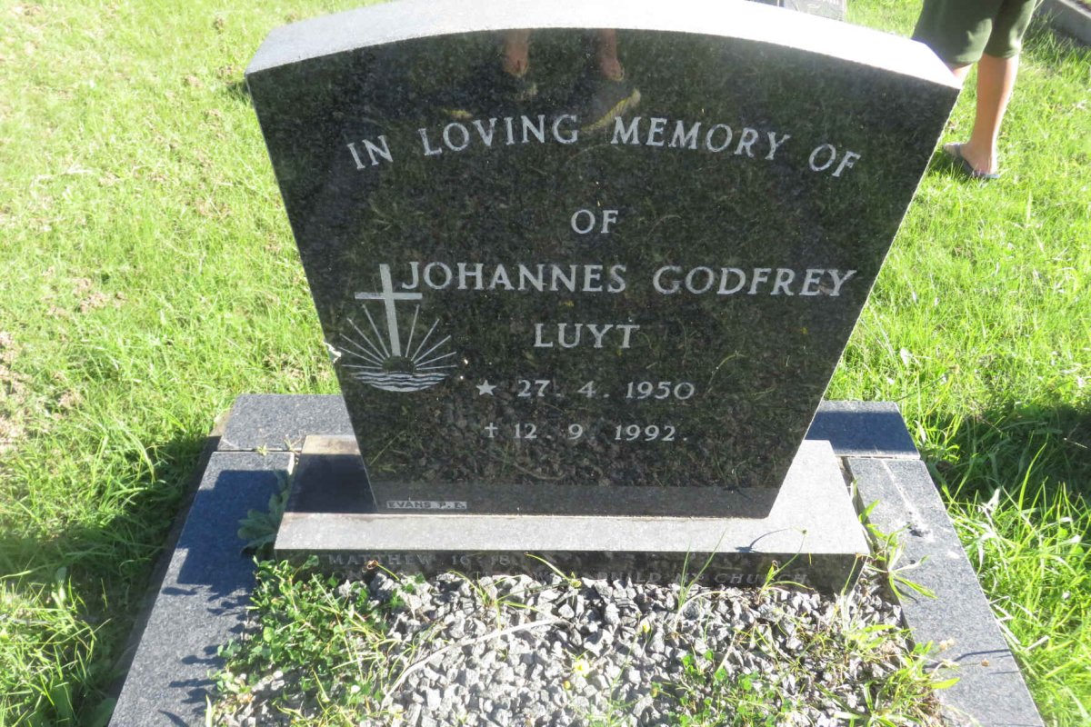 LUYT Johannes Godfrey 1950-1992