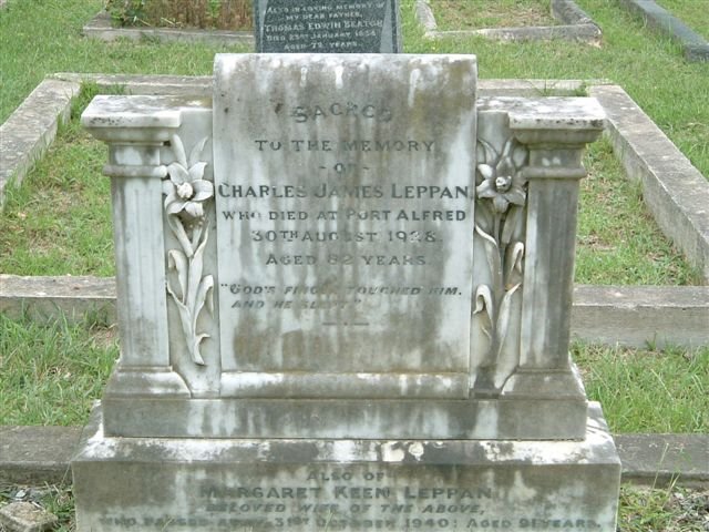 LEPPAN Charles James -1928
