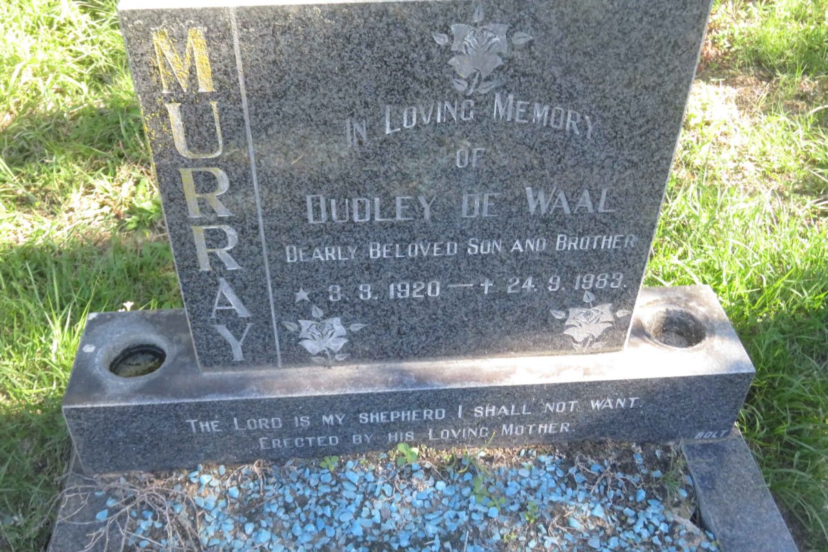 MURRAY Dudley de Waal 1920-1983