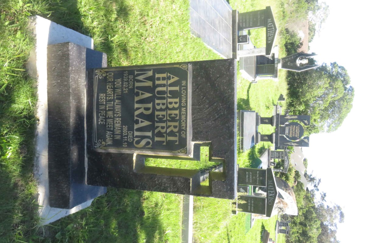 MARAIS Albert Hubert 1939-2003