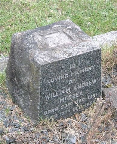 McCREA William Andrew 1951-1958