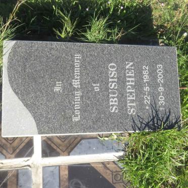 MAYEKISO Sbusiso Stephen 1982-2003