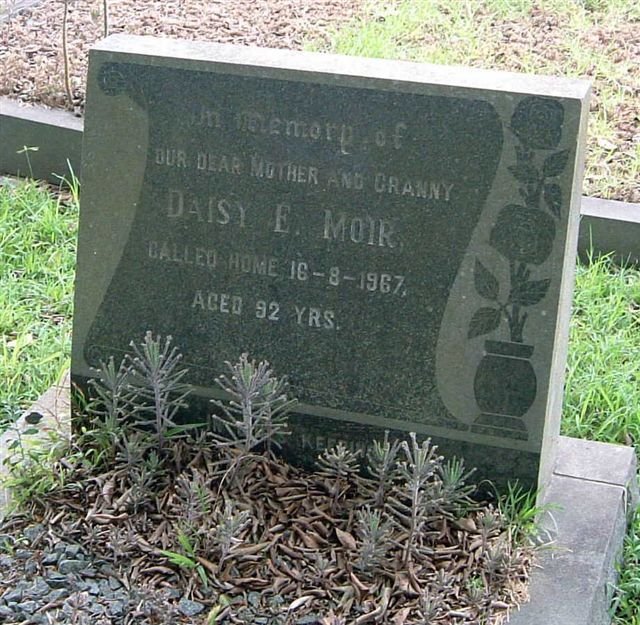 MOIR Daisy E. -1967