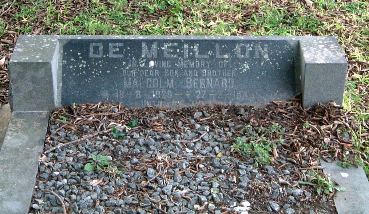 MEILLON Malcolm Bernard, de 1929-1946