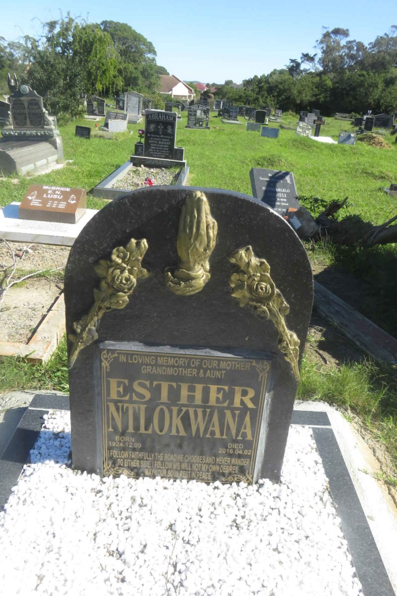 NTLOKWANA Esther 1924-2016