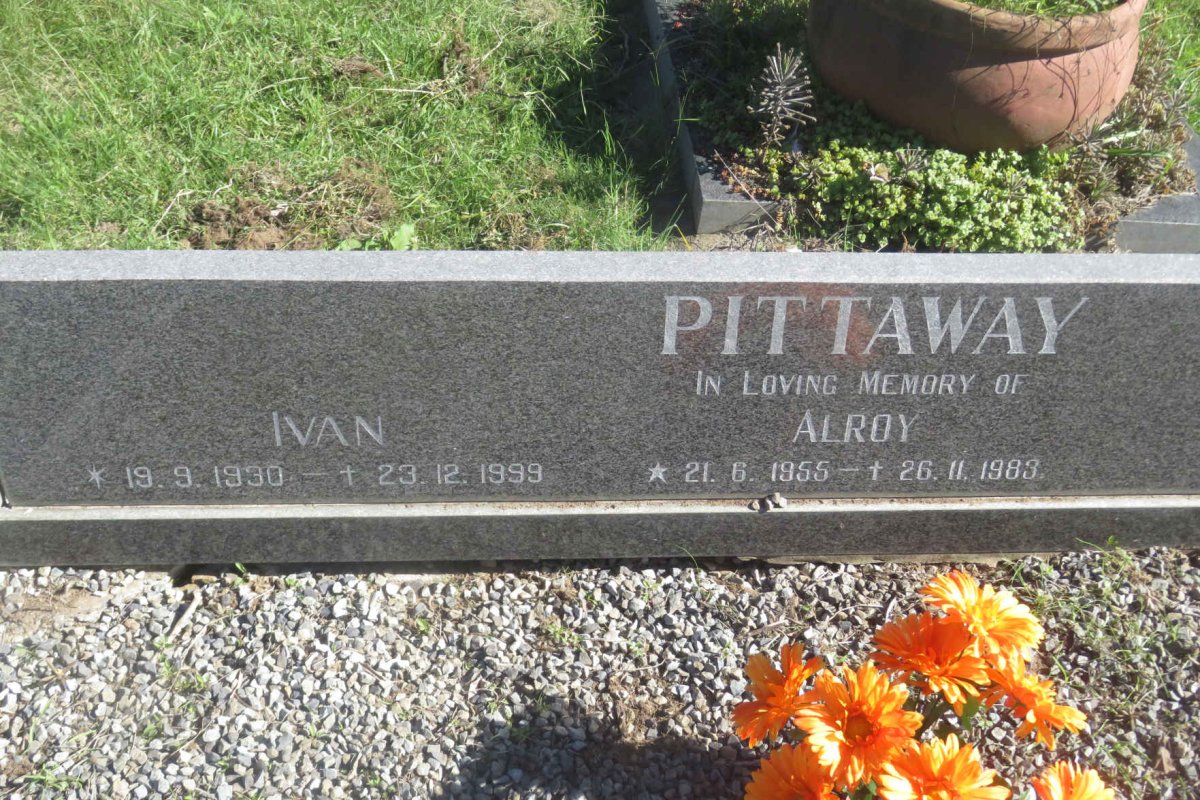 PITTAWAY Ivan 1930-1999 :: PITTAWAY Alroy 1955-1983
