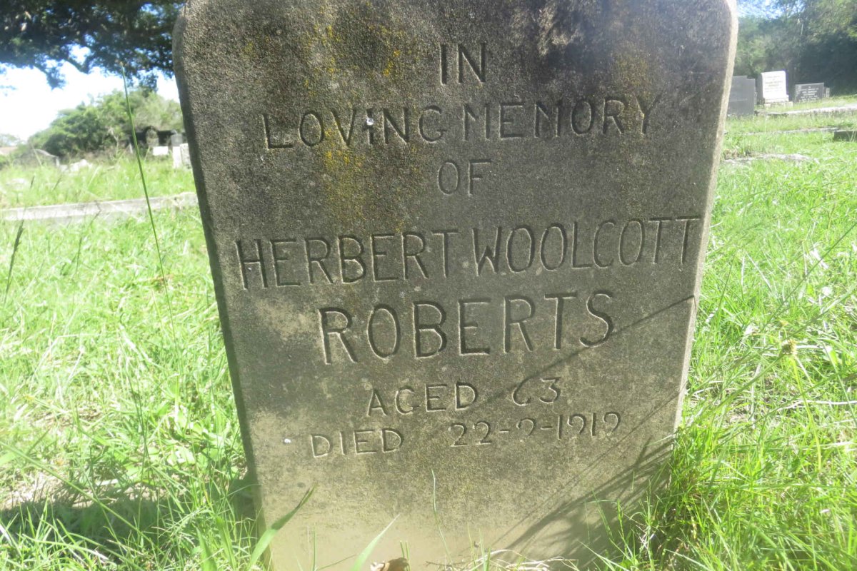 ROBERTS Herbert Woolcott -1919