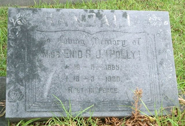 RANDALL Enid S.J. 1885-1980