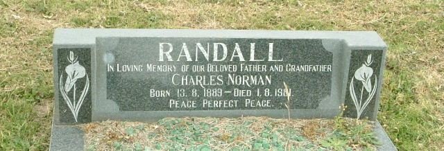 RANDALL Charles Norman 1889-1981