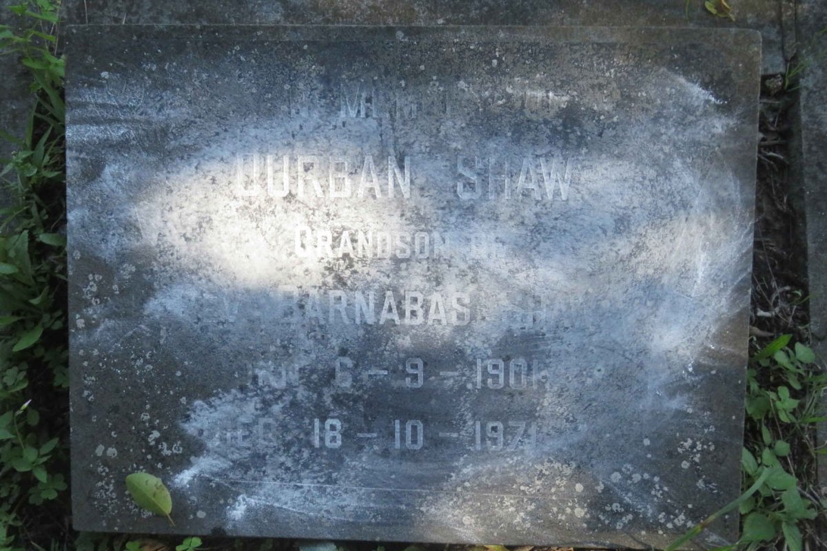 SHAW Curban 1901-1971
