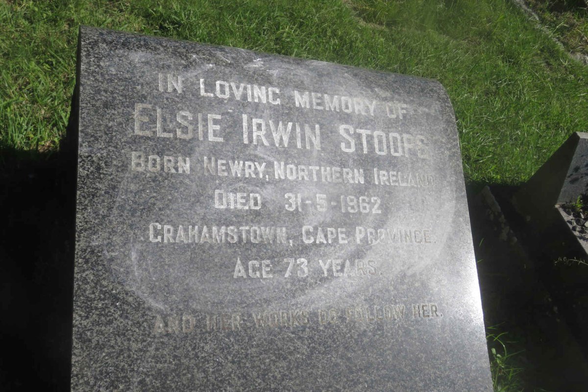 STOOPS Elsie Irwin -1962