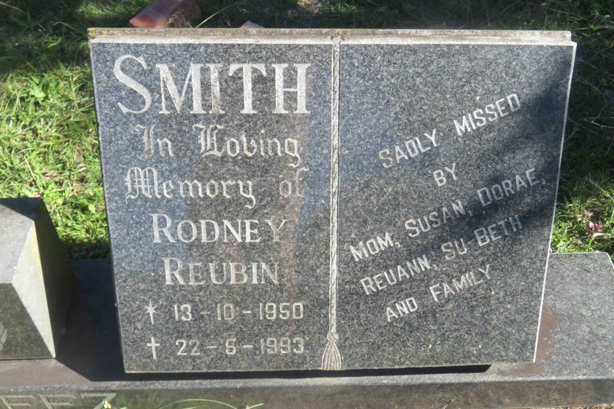 SMITH Rodney Reubin 1950-1993