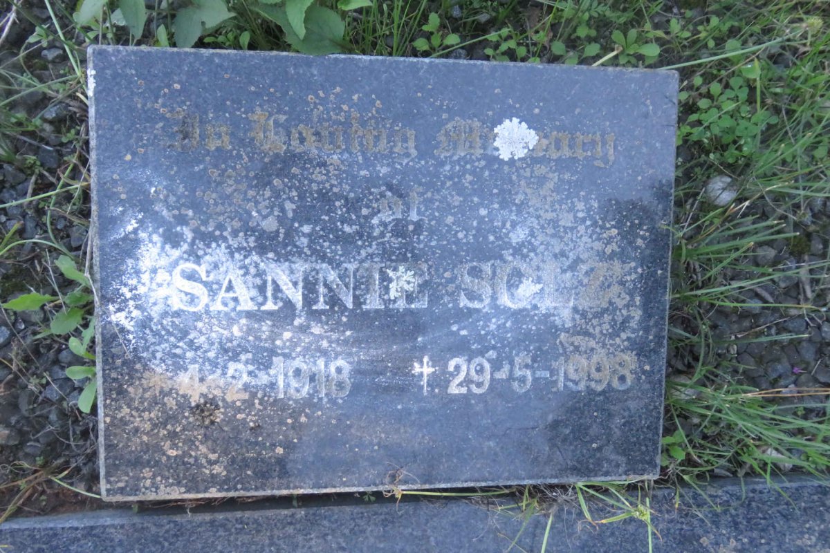 SOLZ Sannie 1918-1998