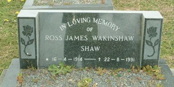 SHAW Ross James Wakinshaw 1914-1991