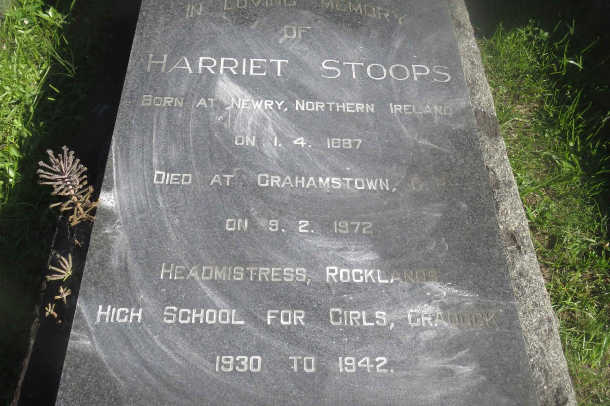 STOOPS Harriet 1887-1972