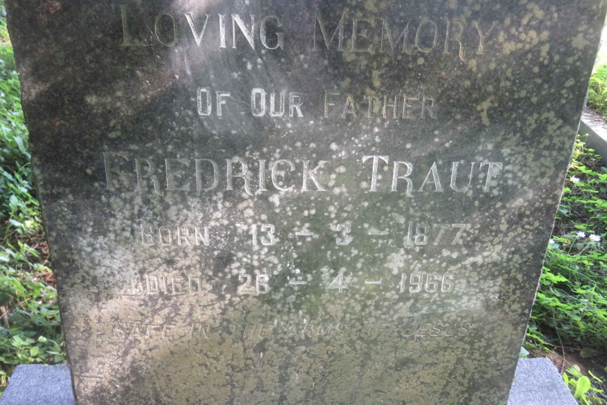 TRAUT Fredrick 1877-1966